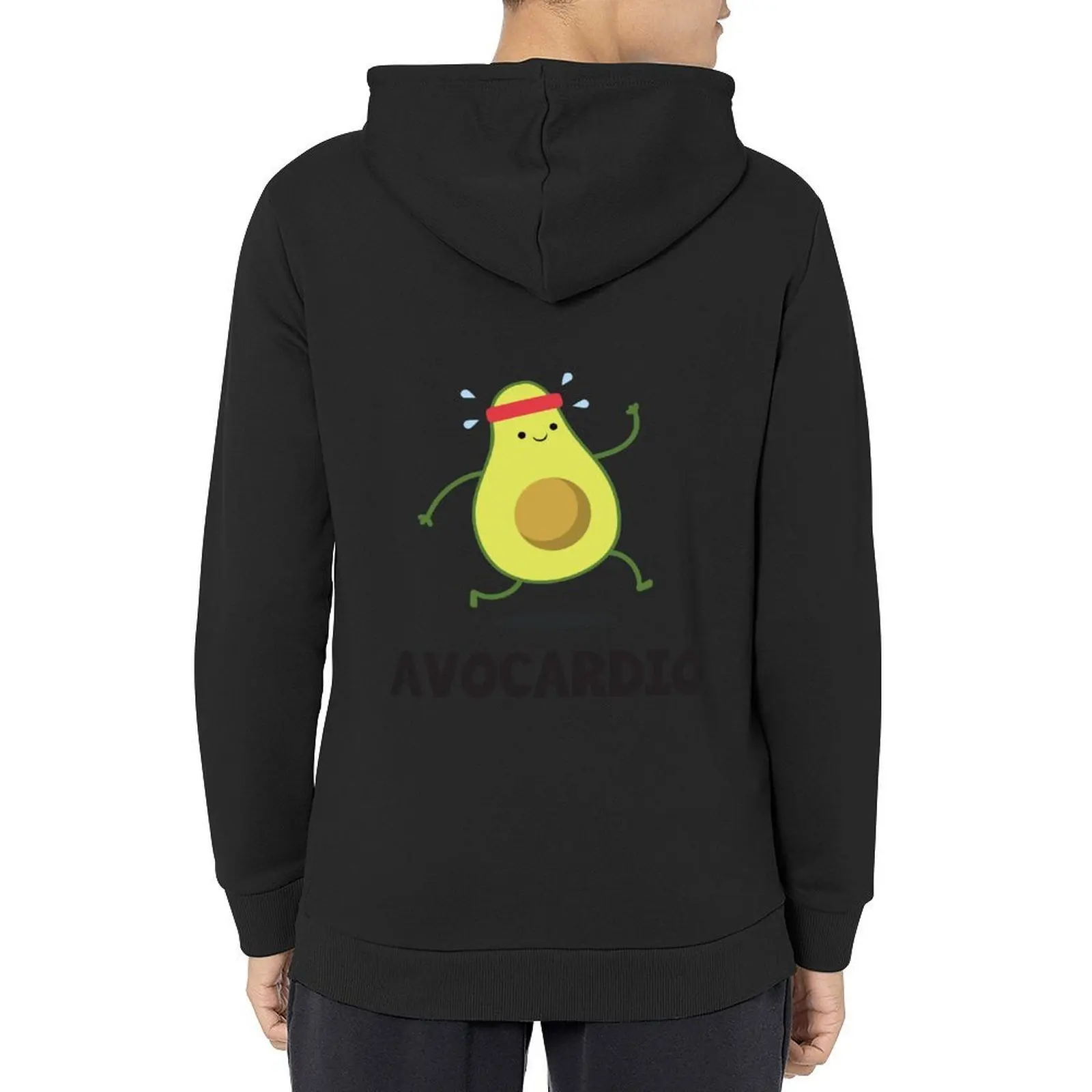 Avo Cardio مضحك تجريب الفاكهة الاستوائية الأفوكادو قميص هوديي بلوزة ملابس للرجال ملابس رجالي هوديس رجالي #1