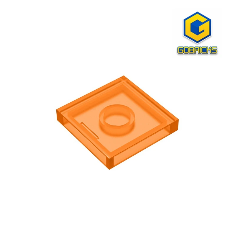 Gobricks-bloques de construcción para niños, 10 piezas, montaje de piezas, azulejos planos 2x2, compatibles con 3068, juguetes educativos para niños