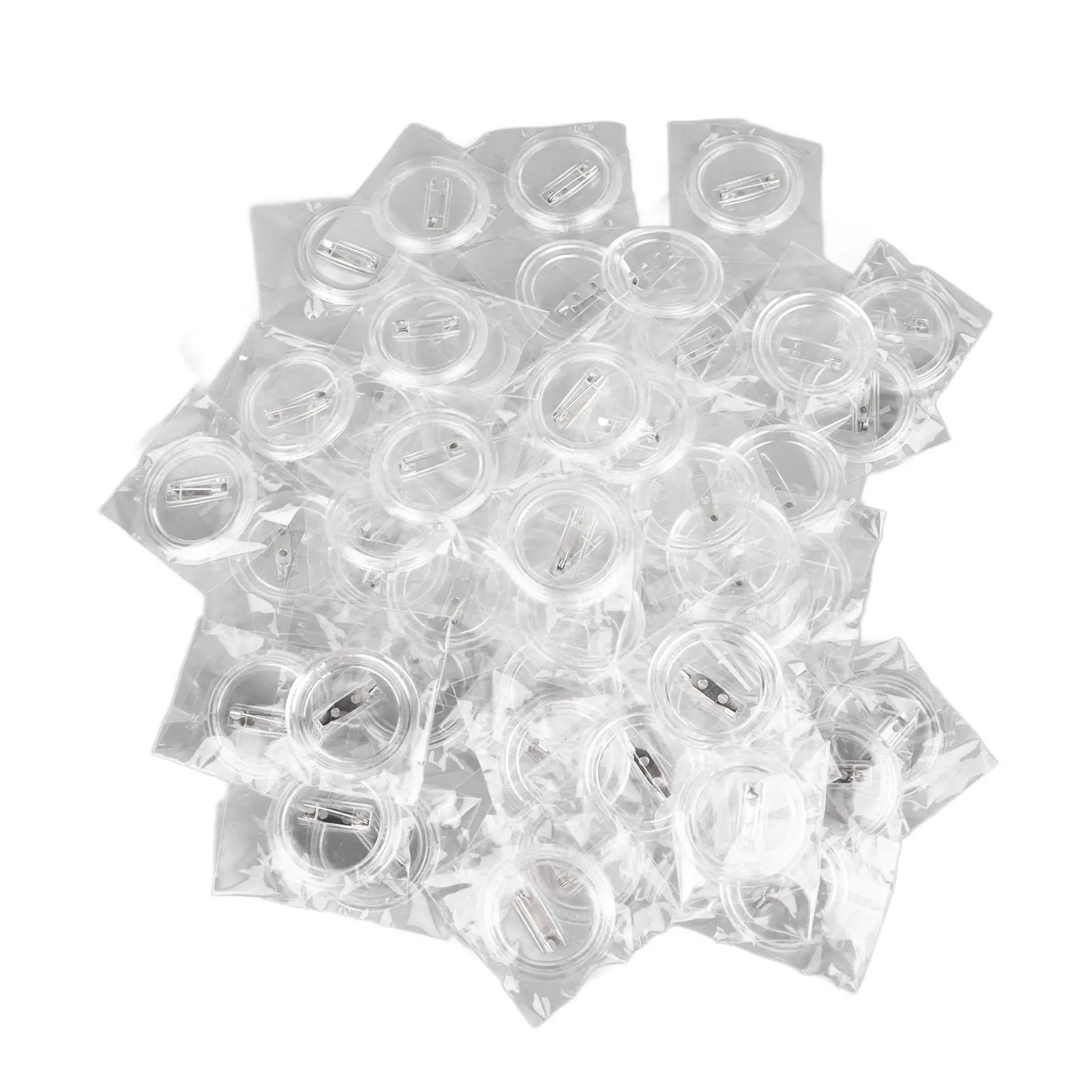 

Acrylic Button Pins Clear 3.8in Digital Badge Kit Comfortable DIY Projects Perfect Size Ideal for school