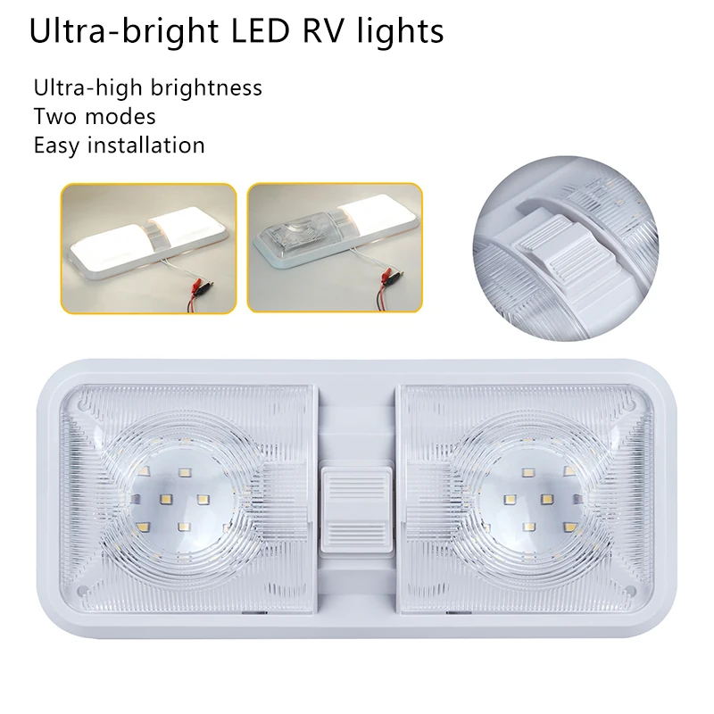 ضوء مقصورة الطوارئ الشفافة عالية السطوع من الجيل الثالث مناسب للمركبات الترفيهية #5