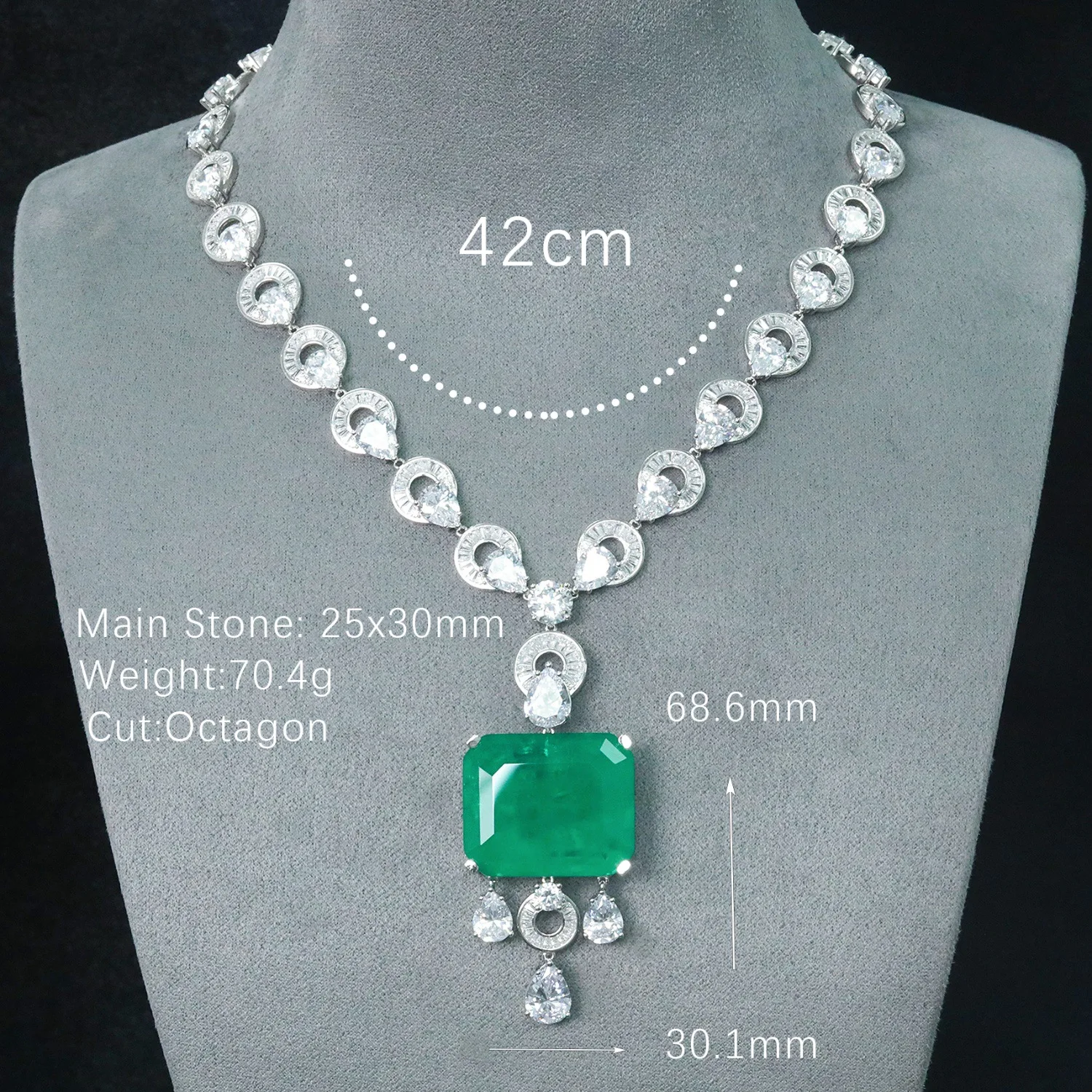 2025 New Arrival Necklaces Fine Women Zircon Silver 925 Sterling Pendant Necklaces Classic Party Wedding Luxury Necklace