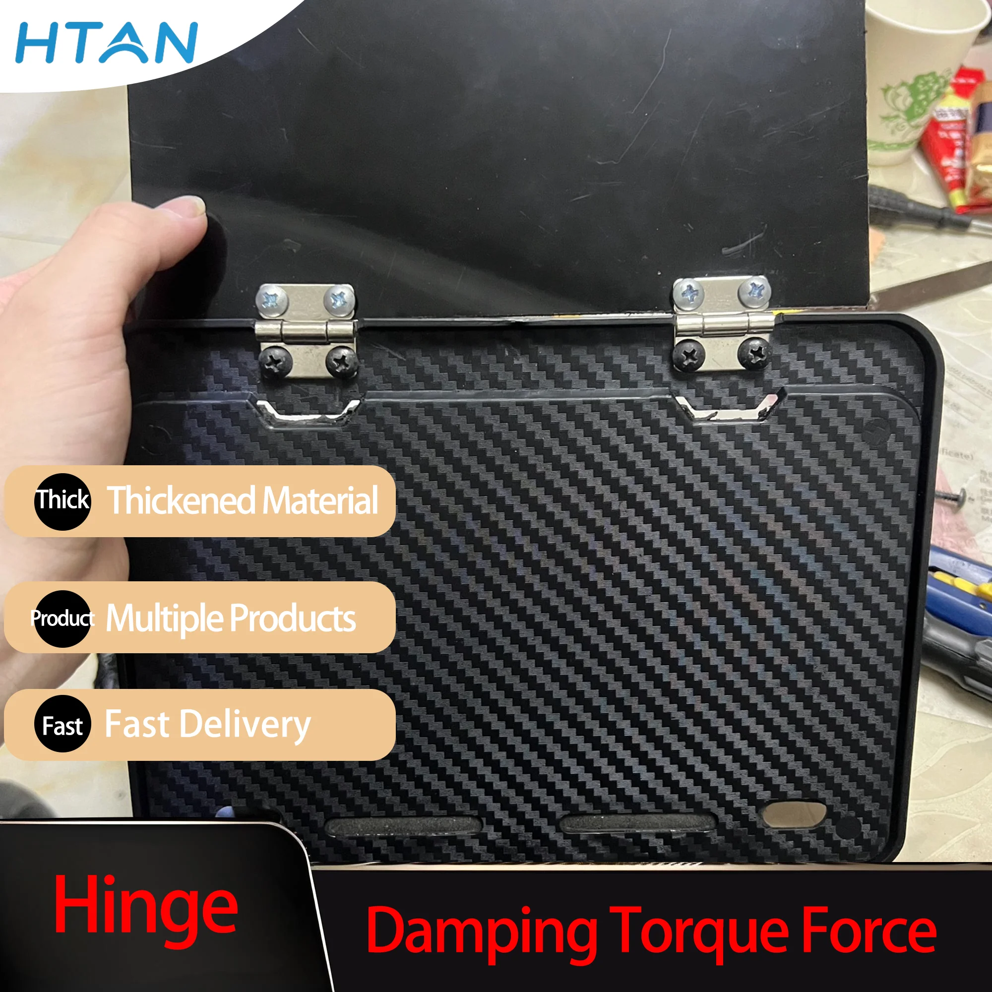 

3pcs 1.5-Inch Square Small Stainless Steel Damper with Stop Function for Industrial Medical & Commercial Applications