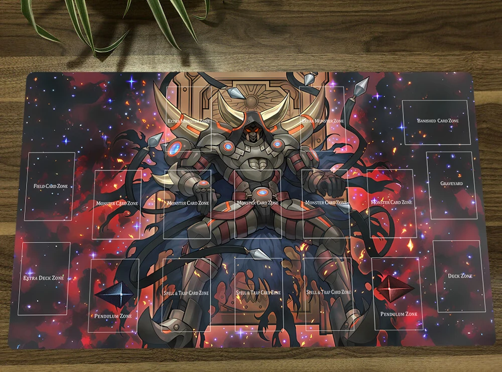 YuGiOh DDD Oblivion King Abyss Ragnarok TCG CCG Mat Trading Card Game Mat Table Playmat Desk Gaming Play Mat Mouse Pad Free Bag