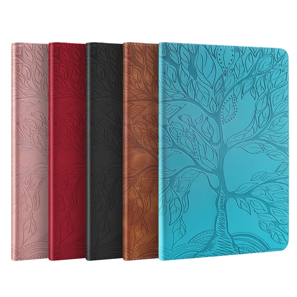 Tablet Case For Xiaomi Redmi Pad Pro 12.1 inches 2024 3D Tree Embossed Business Wallet PU Leather Cover Redmi Pad Pro 12.1\'\'