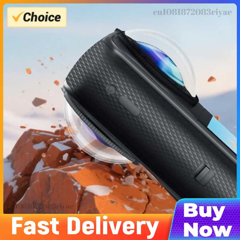 

Защитные накладки на объектив от царапин, защитный чехол для объектива, защитная крышка для объектива для камеры Insta360 X5, аксессуары