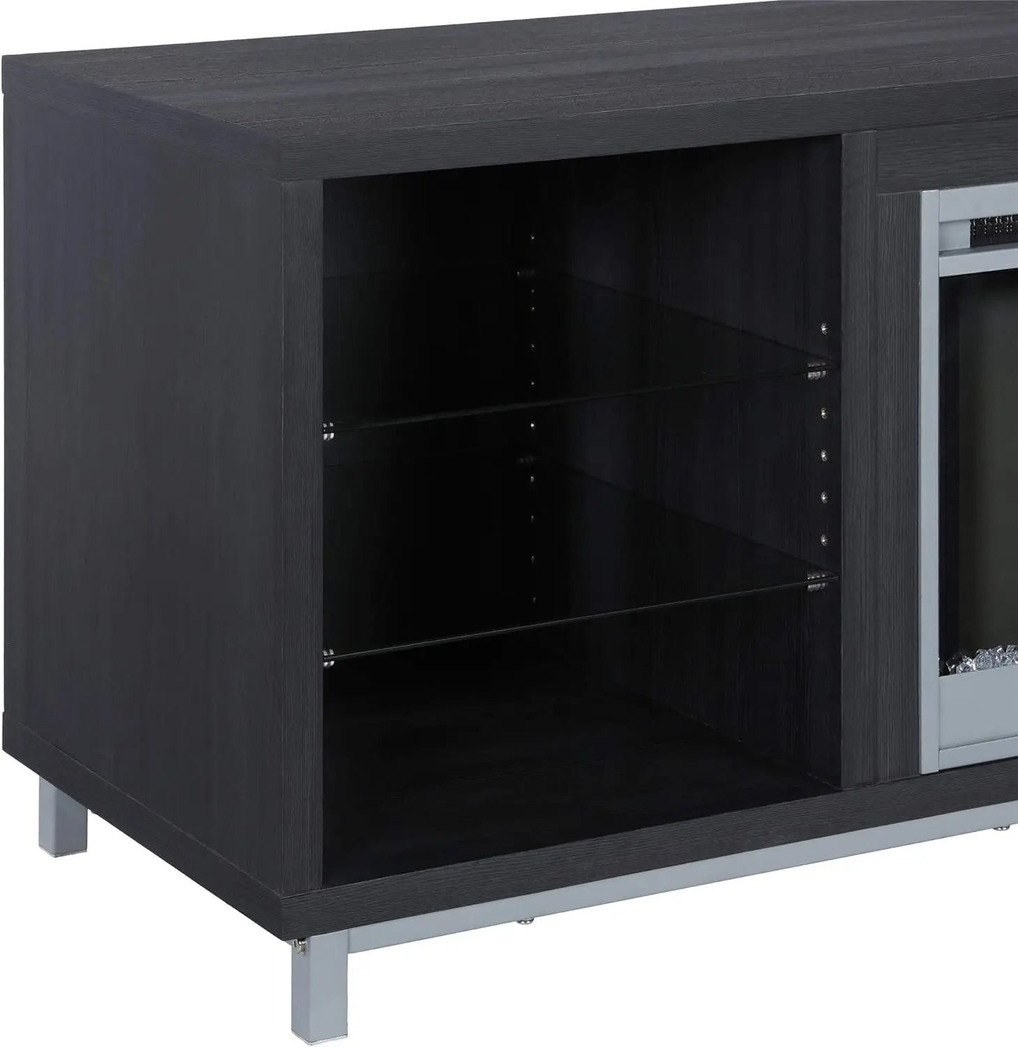 Tv-Standaard Voor Tv 'S Tot 70 Inch, Vervangbare Elektrische Haard Insert Verwarmer, Afstandsbediening, Timer,