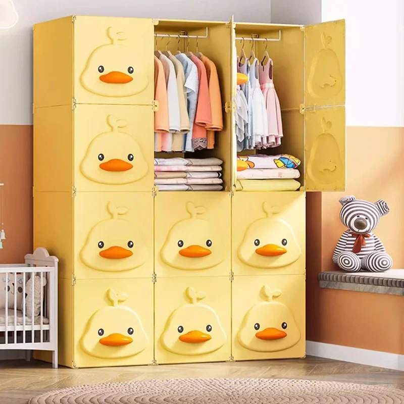 Kids Organizer Wardrobe Bedroom Portable Clothes Simple Shelves Modern Closet Minimalist Space Saving Ropero Salon Furniture