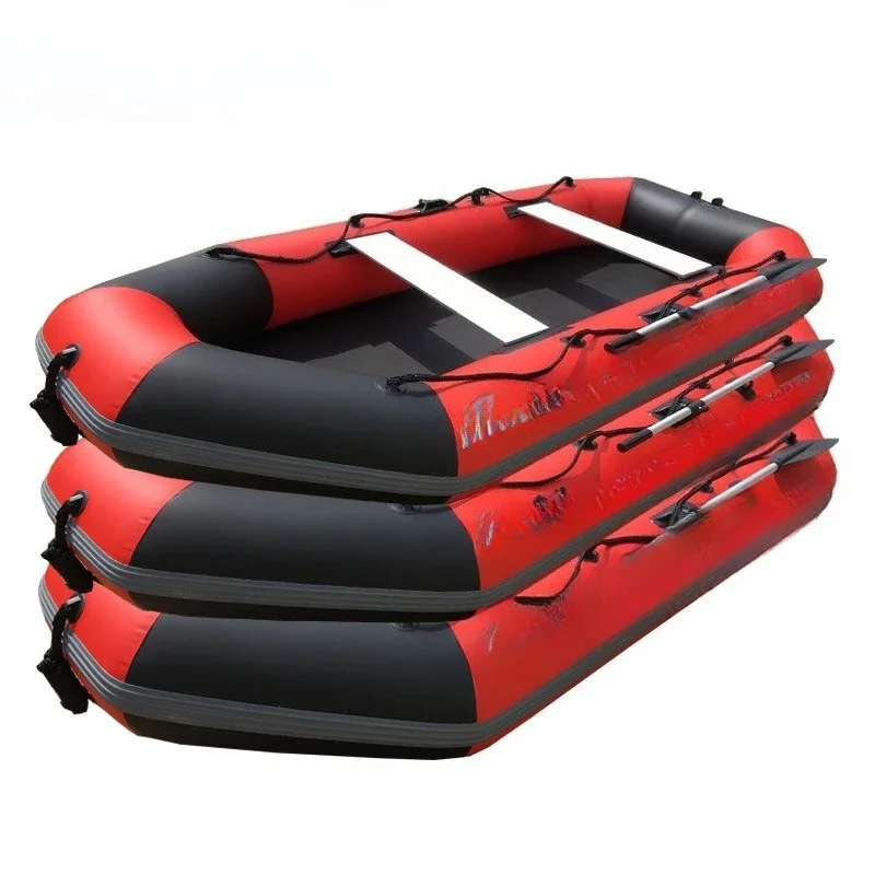 Flood control and anti-flood assault boat, life-saving rubber boat, thickened kayak, drifting boat, wear-resistant
