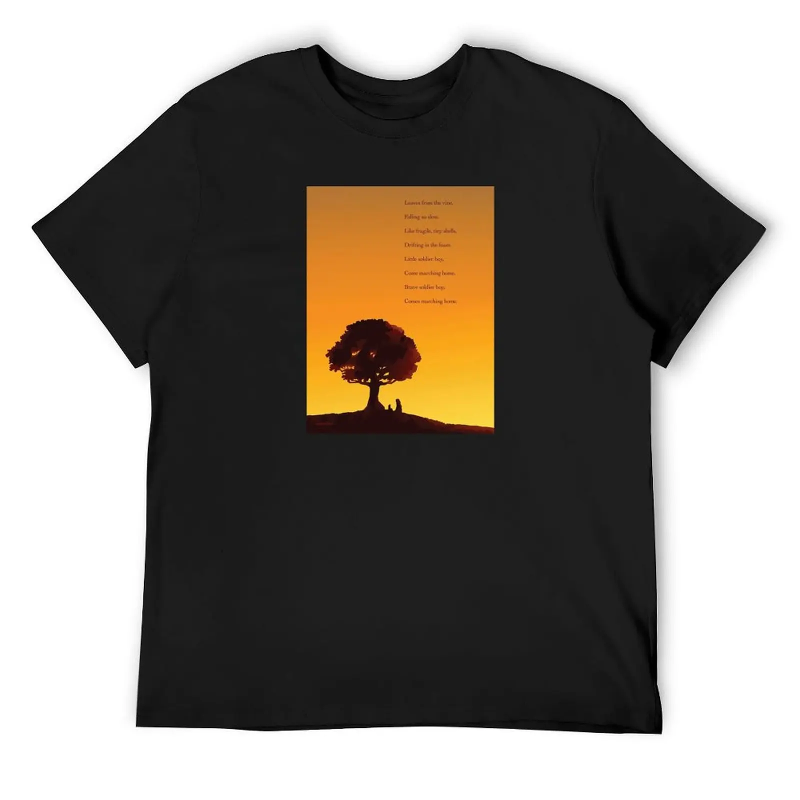 

Uncle Iroh - Leaves from the Vine Poster T-Shirt funny gifts hippie clothes tees mens workout shirts