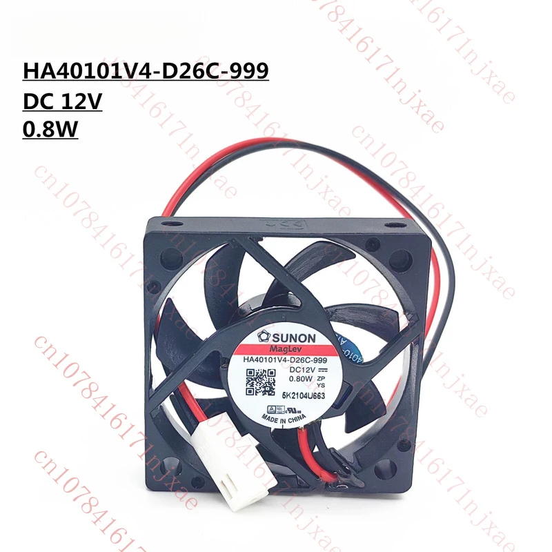 FOR SUNON HA40101V4-D26C-999 4010 4CM 12V 0.8W 2-pin magnetic suspension silent fan
