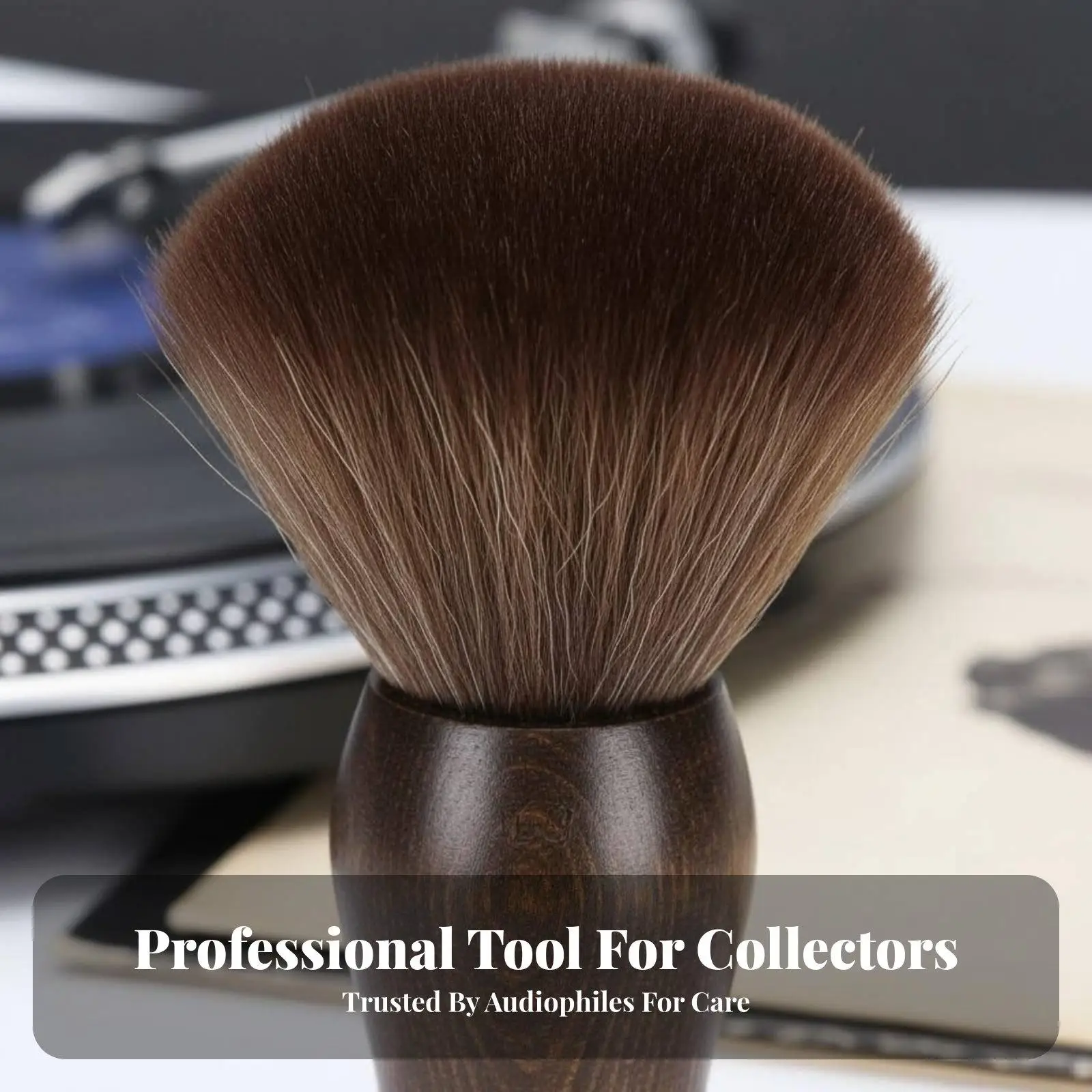 Set of 2 to 5 anti-scratch brushes for vinyl records - Multi-purpose brush
