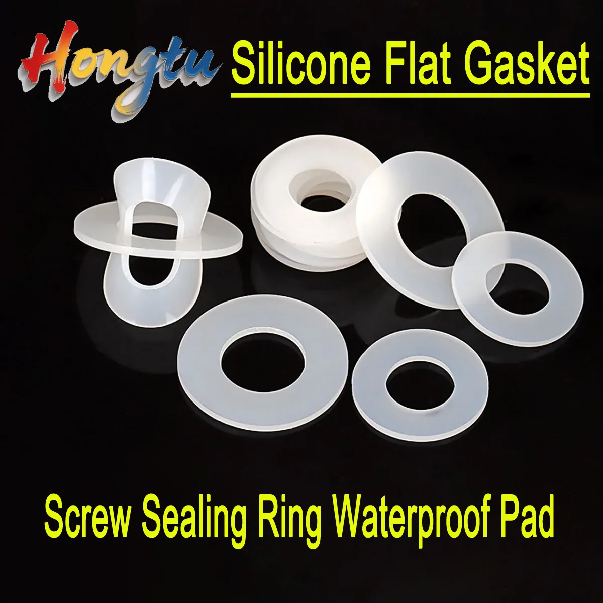 

Hongtu Silicone Flat Gasket/Screw Sealing Ring Waterproof Pad