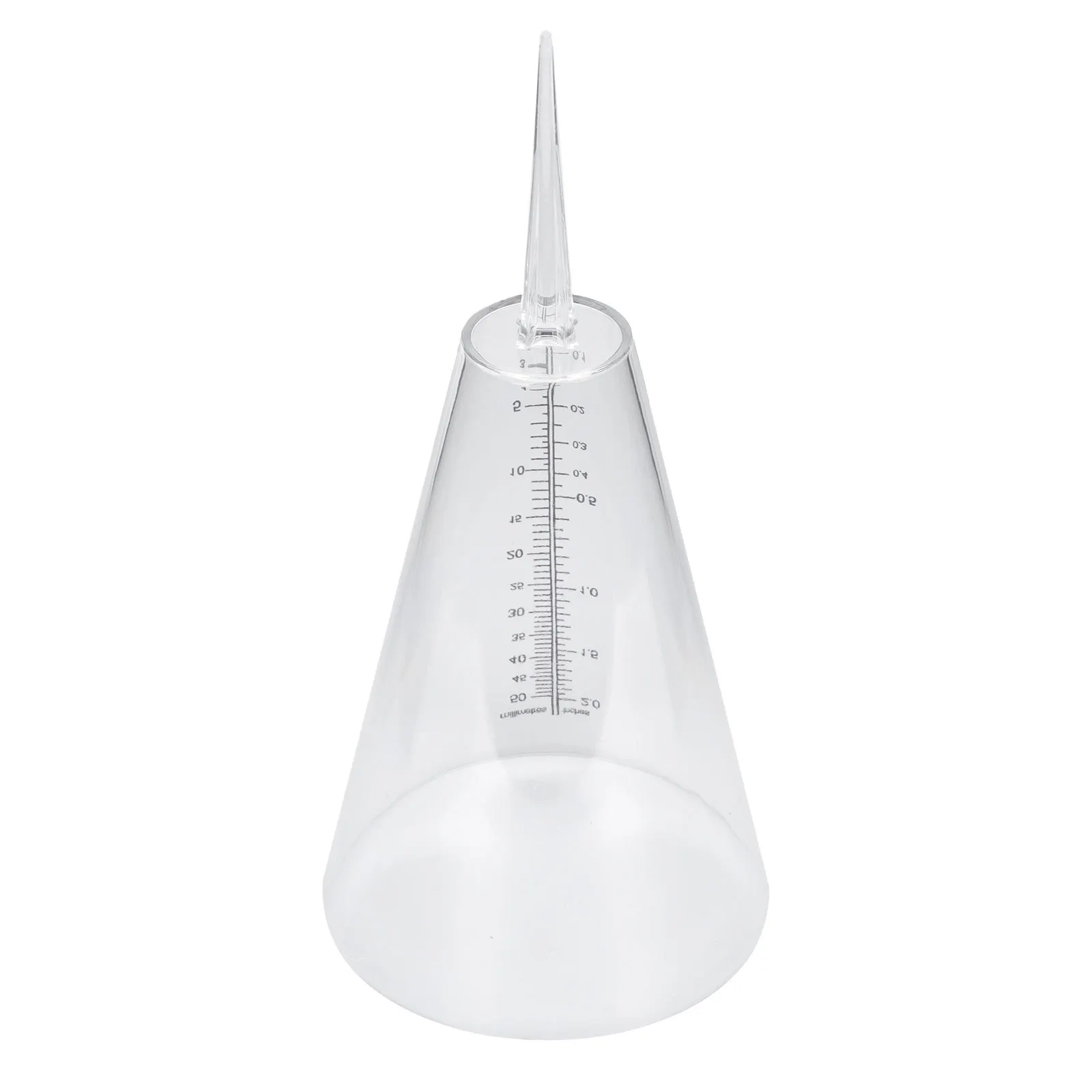 

1Pcs Cone Rain Gauge Transparent Plastic Measuring Cup Garden Rainfall Meter Outdoor Lawn Level Gauge Device