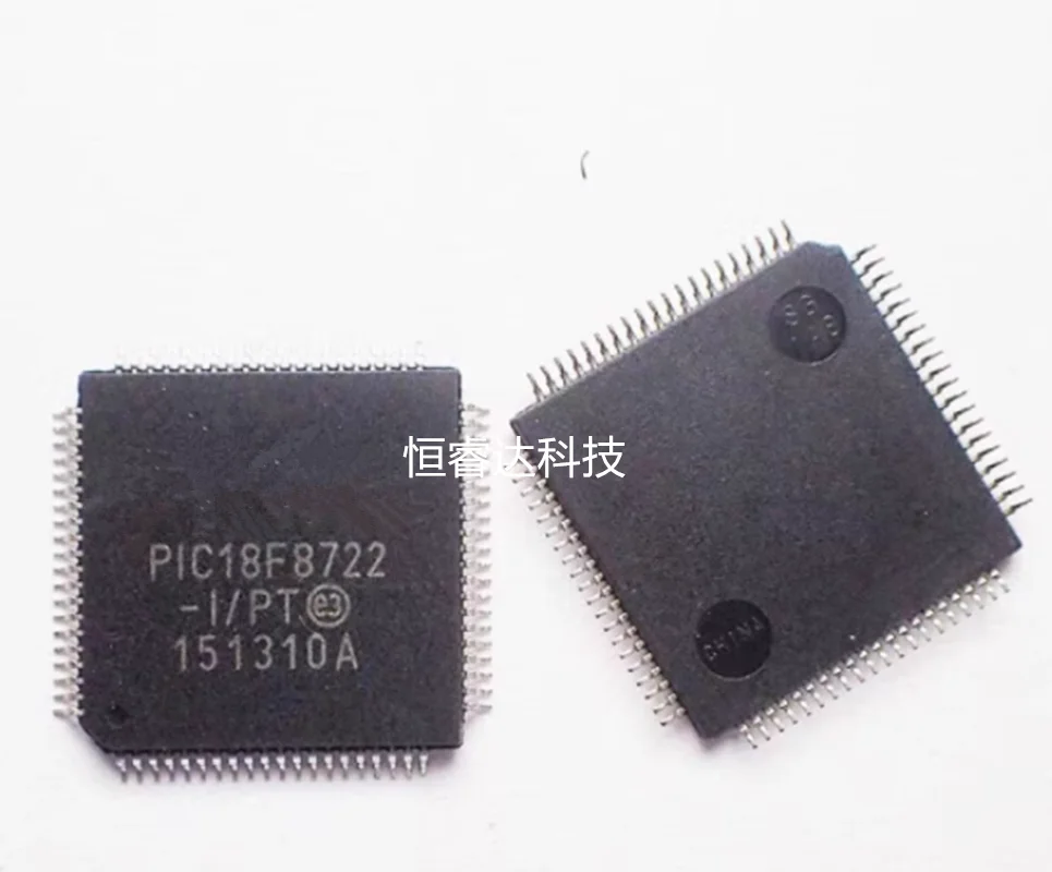 1PCS/LOT PIC18F8722-I/PT PIC18F8722 -I/PT QFP80 New original
