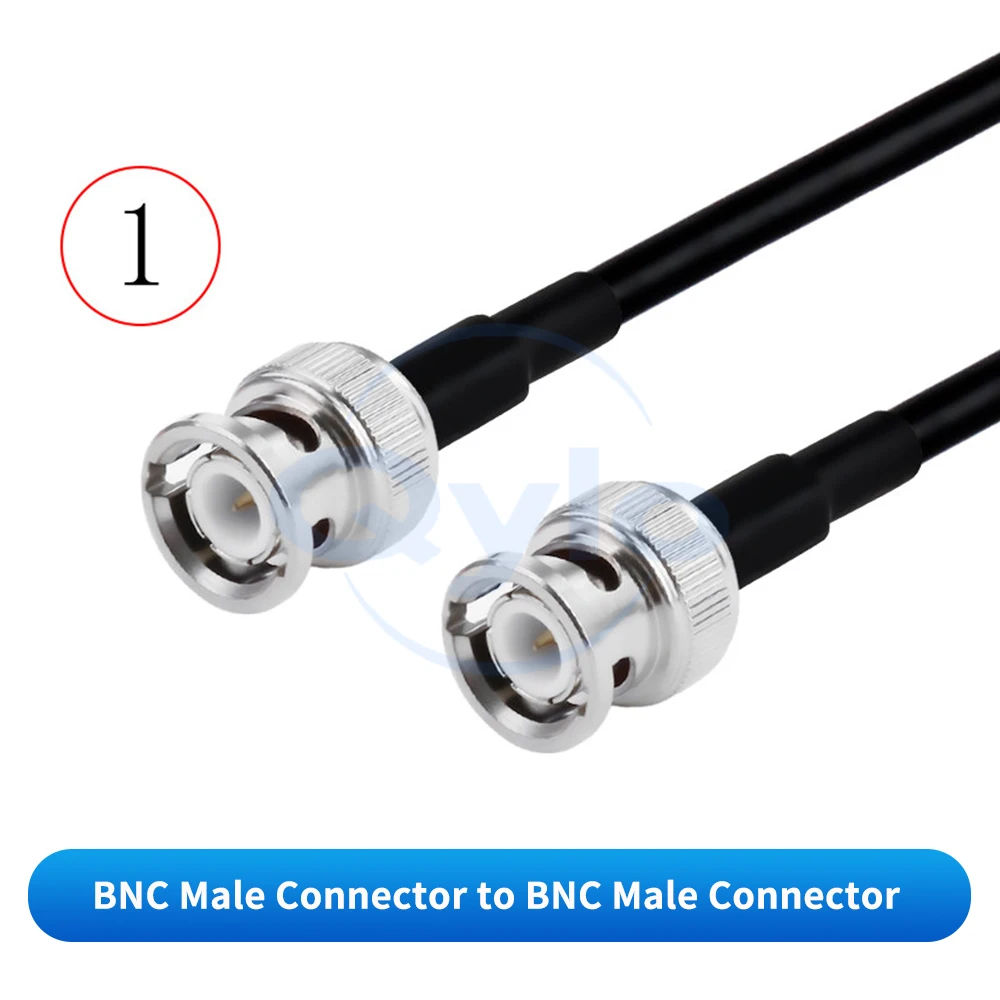BNC to BNC Male-Female Connector RG223 Double-Shielded RF Cable Q9 Adapter Cable BNC to BNC Extension Cable (1 pcs)