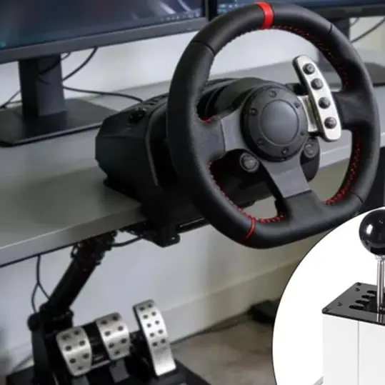 

Игровой ручной тормоз и рычаг переключения передач для гоночных симуляторов, 18*18*15 см, совместим с LOGITECH G29, G27, G25, G920, THRUSTMASTER