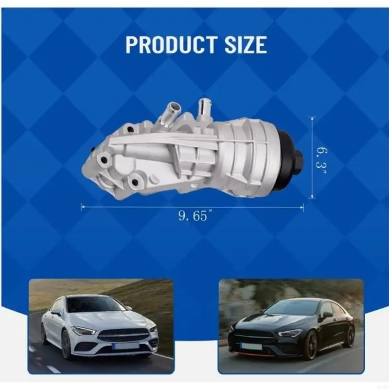 M76E fortschrittliches Aluminium-Ölfilter-Wärmetauschergehäuse, hergestellt für A270- und A35-Fahrzeuge – Detail 6