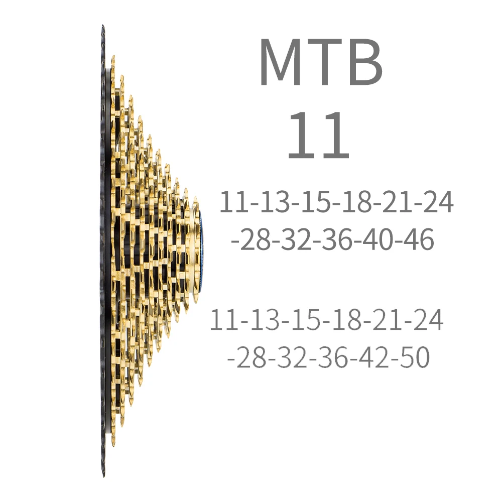 ZTTO دراجة جبلية 11 سرعة 11-46T/50T كاسيت خفيف 11s عجلة حرة 11 فولت دولاب الموازنة في نهاية المطاف ضرس الدراجة الجبلية HG Standard #3