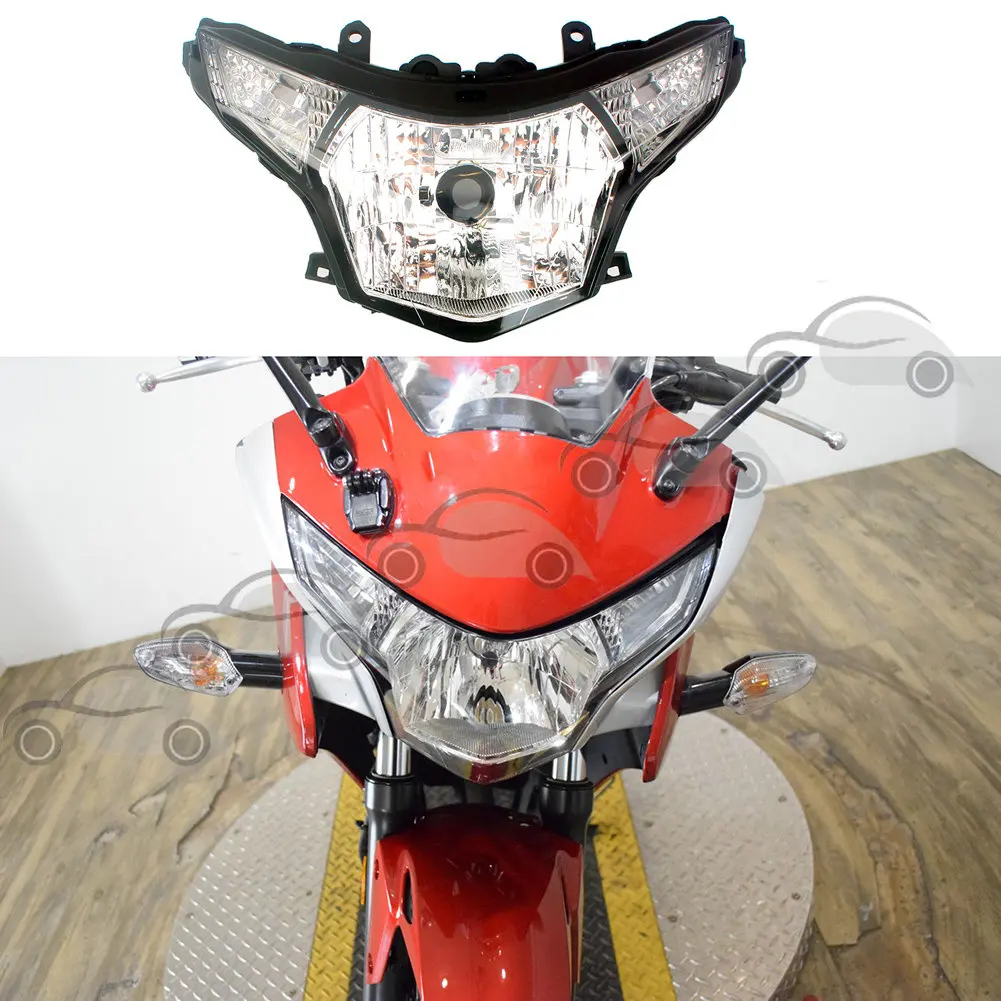 

Motorcycle Headlamp Front Headlight Assembly for Honda CBR250R 2011 2012 2013 2014