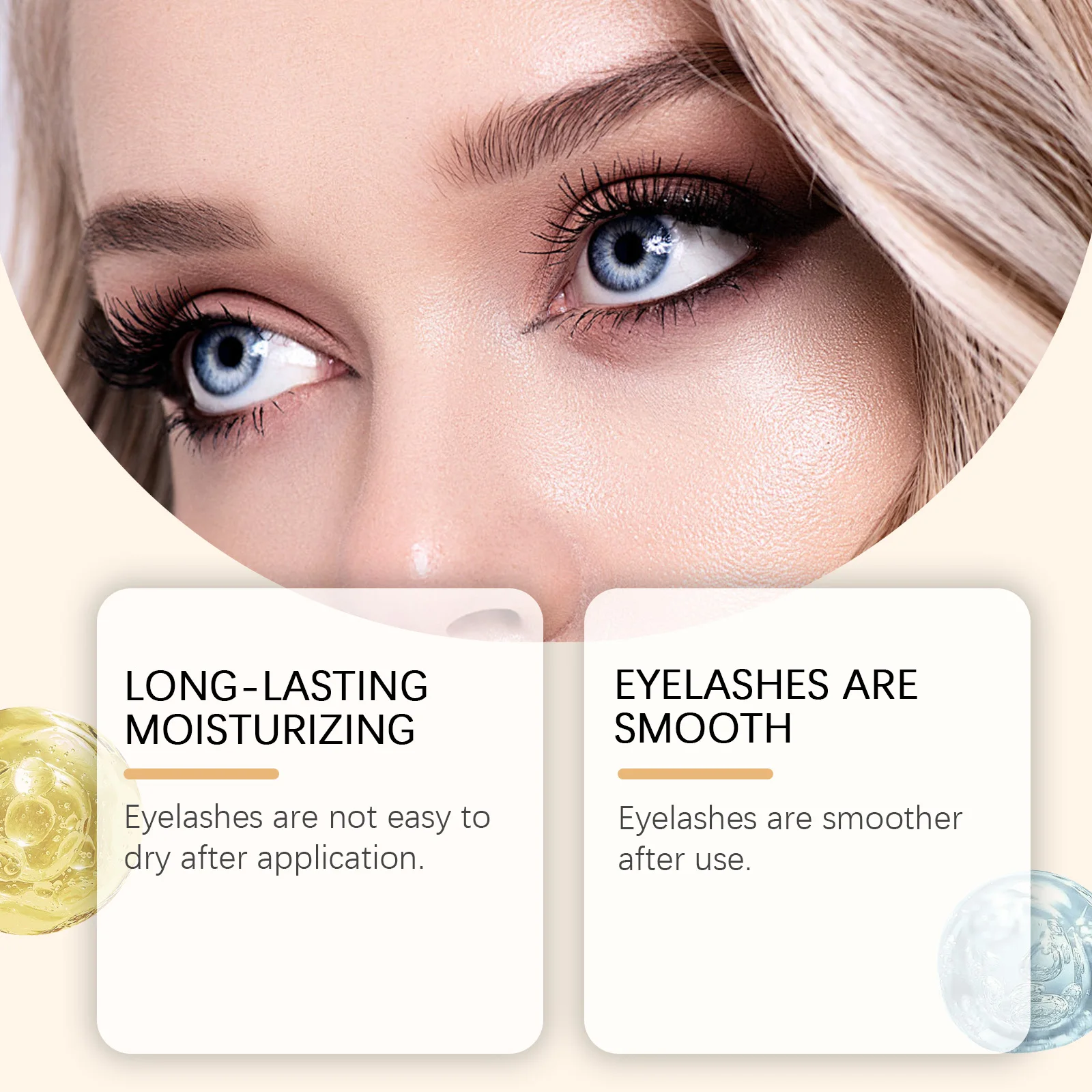 Wimperverbeterend serum Verlenging Voller Dikkere wimpers vermindert ongemak Droogheid Blijvende hydraterende reparatie Wimperbehandeling