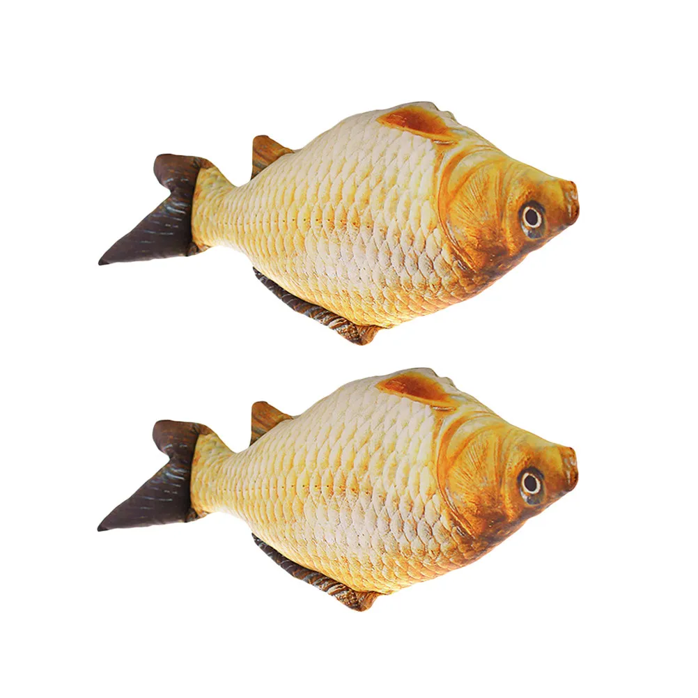 

2Pcs 58Cm 3D Cartoon Fish Throw Pillow Unique Fashion Christmas Decoration for Home Sofa Bedroom Car Office Coffee Shop Gift