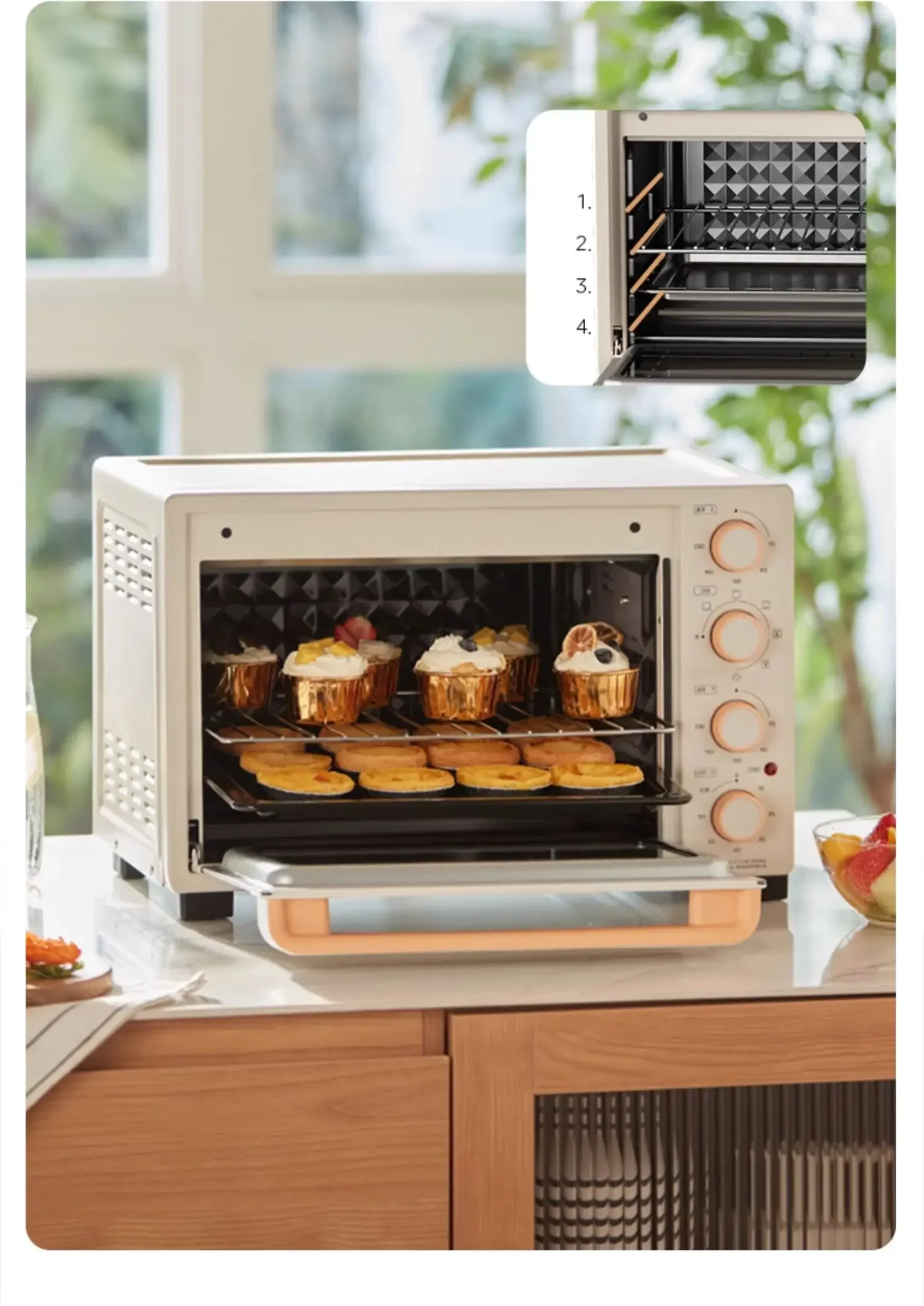 220V New Midea Large-Capacity Fully Automatic Electric Oven for Baking and Baking Special Integrated Machine