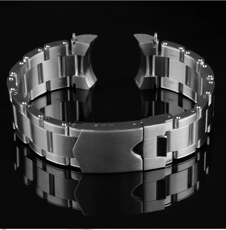 Para tudor black bay m79363n pulseira de relógio 20mm 22mm sólido 316l aço inoxidável rebite pulseira masculina à prova dwaterproof água substituição cinta