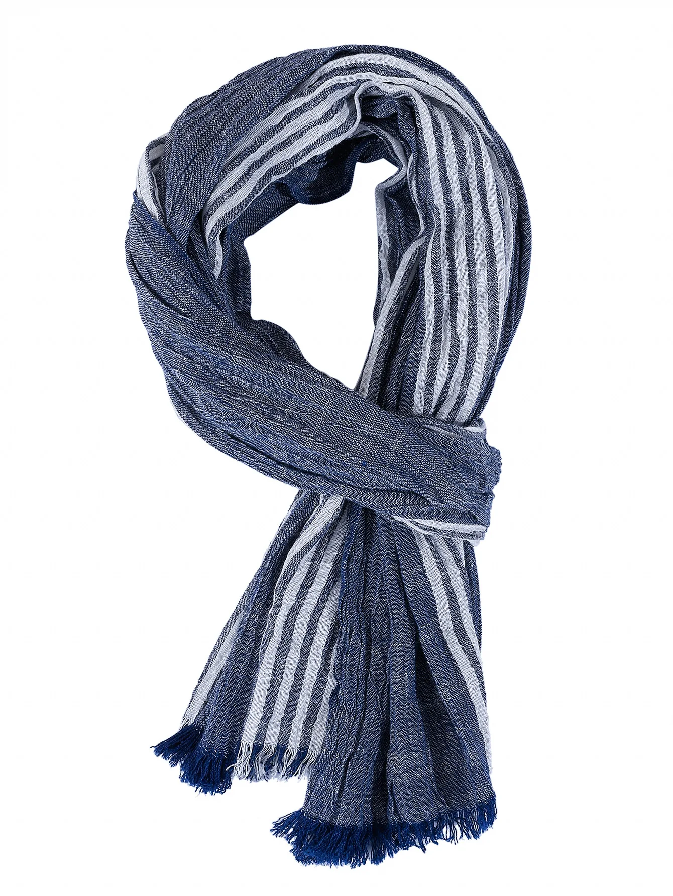 Mode Männer Schal Baumwolle Leinen Gestreiften Schals Herbst Winter Warme Halstuch Pashmina Casual Männlichen Zubehör Bufandas Schals – Detail 2