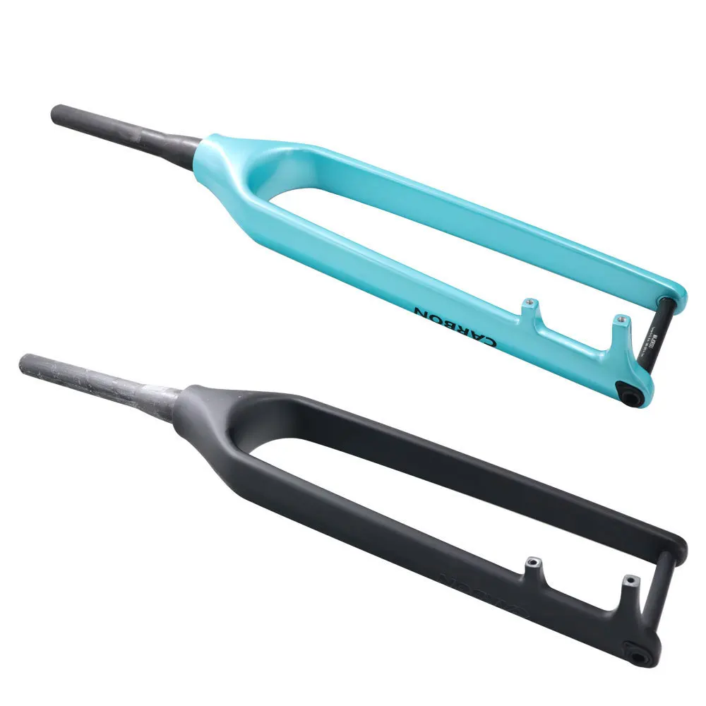 STLF Carbon Fiber Mountain Bike Fork  Barrel Axle 15*110mm Off-road Hard Fork Disc Brake Cable Routing