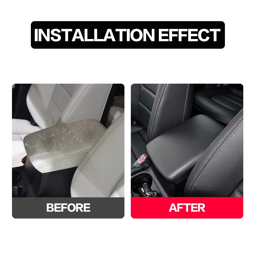 Accesorios decorativos para Interior de coche, cubierta de caja de reposabrazos para Mazda piezas, CX5, CX 5, KF, 2017, 2018, 2019, 2020, 2021,