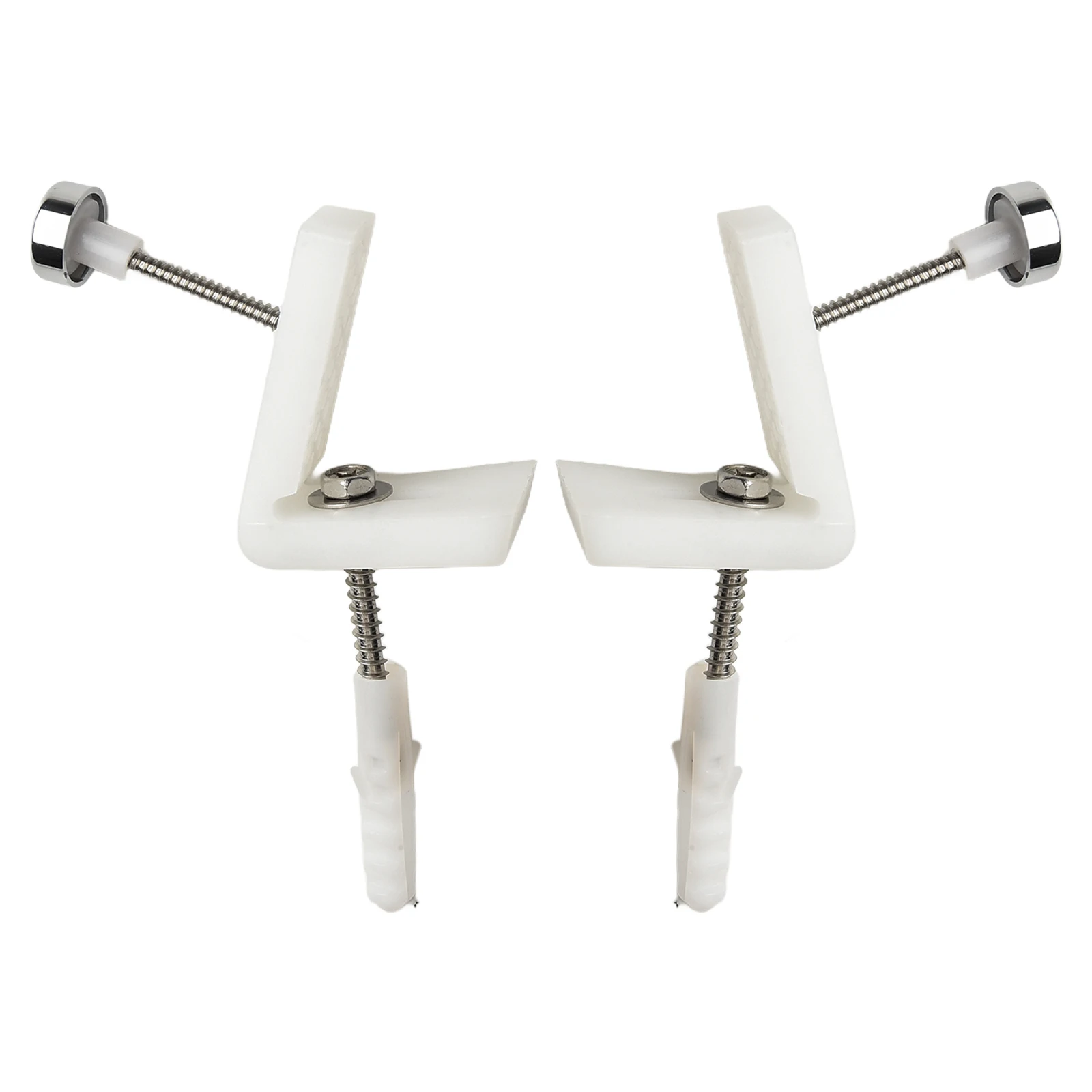 L-Type Toilet Foot High Quality L-type Toilet Foot Mounting Screws Or Semi Pedestal Bathroom Angled Floor Silver