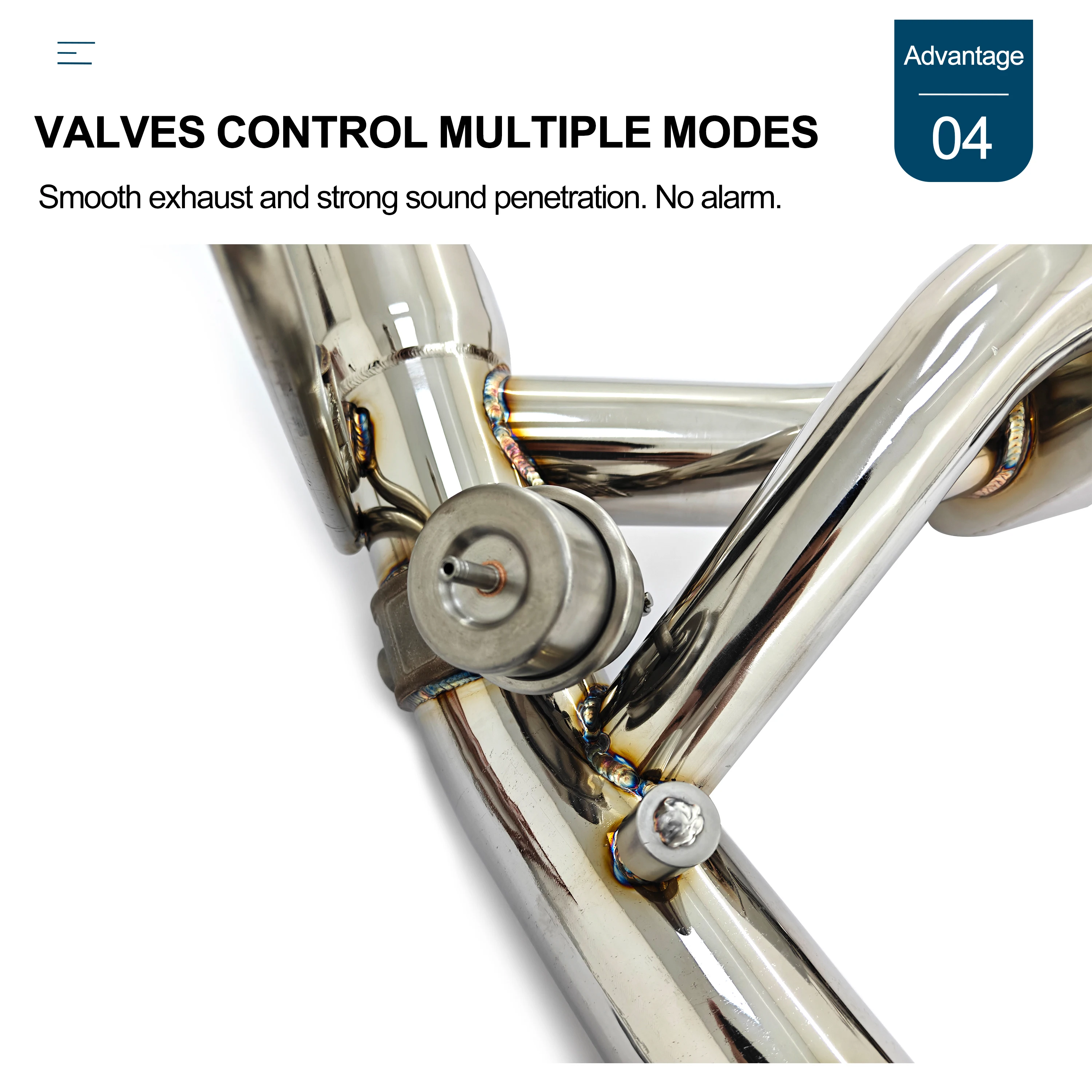 ظهر عادم CBNT F8 مناسب تمامًا لسيارة فيراري F8 Spider Tributo 3.9L V8 نظام عادم كاتم صوت Twin-Turbo Valvetronic