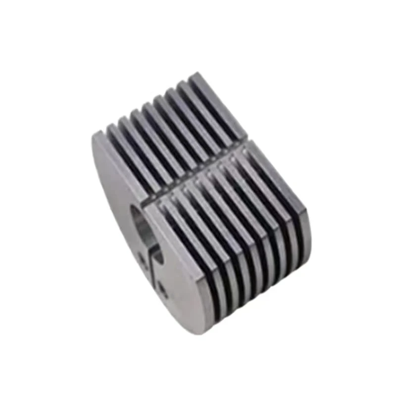 

CNC stainless steel precision milling multi-slot shaft sleeve, heat dissipation connector, positioning block