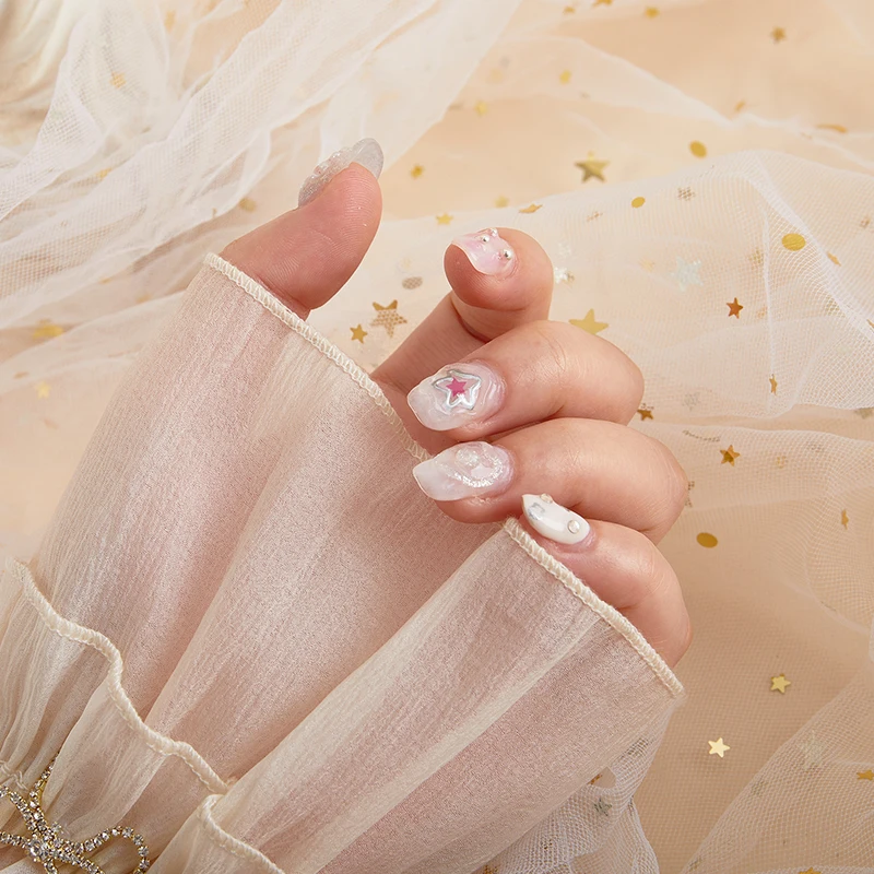 كفة ببوق شبكي بطبقتين لصور مانيكير ، كفة زخرفية ، كفة عرض الأظافر ، ذاتية الصنع ، خلفية التصوير ، برو ، 1 * *