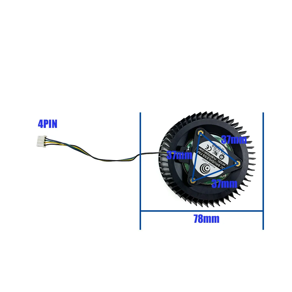 CF7525U12D DC 12V 2.2A RTX 3070 3080 3090 Gpu Cooler For ASUS Public RTX 3070 3080 3090 turbo Turbo Graphics Fan