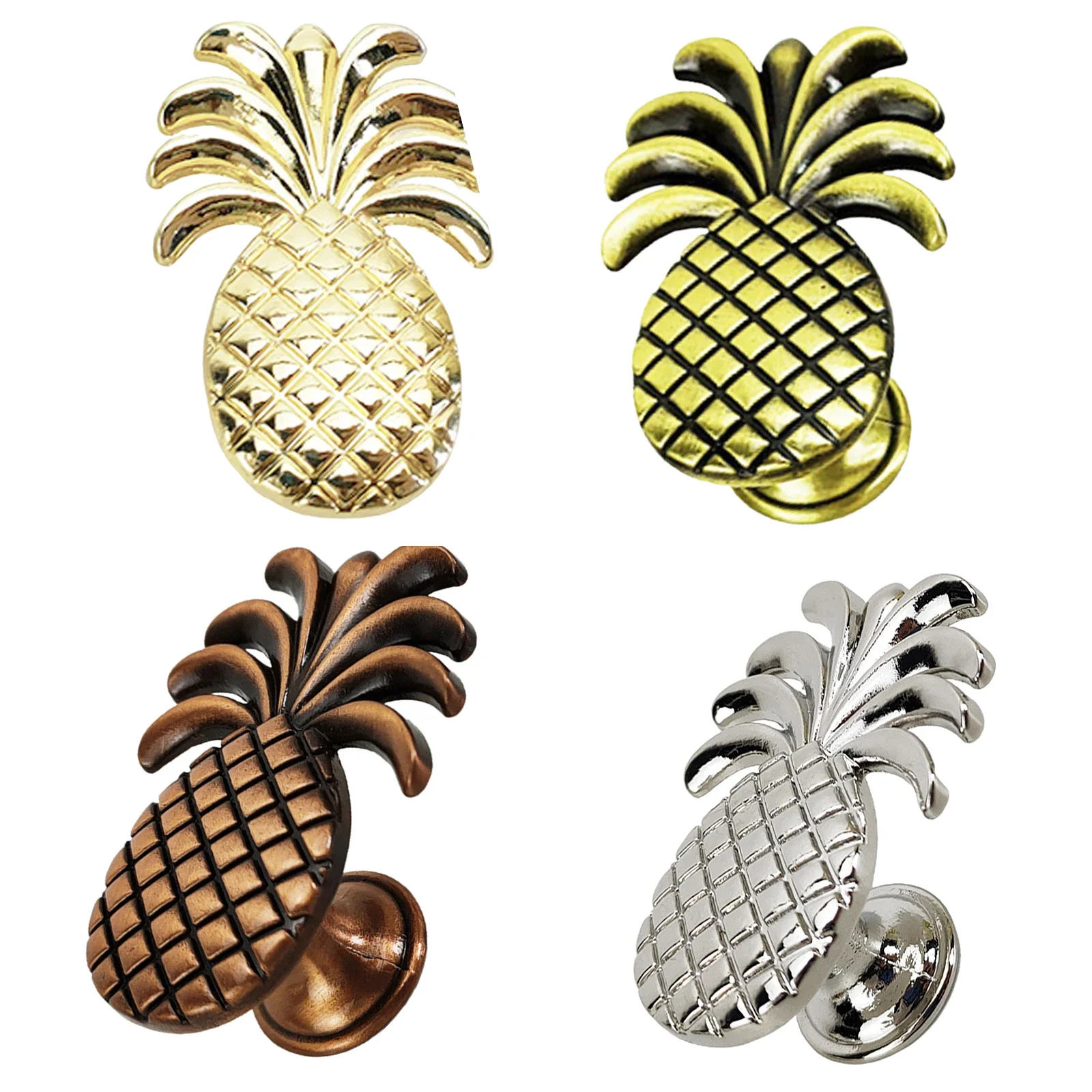 Cabinet Pulls Handle Pineapple Shape Drawer Handle Furniture Hardware Zinc Alloy Kitchen Cupboard Knobs Wardrobe Drawer Pulls