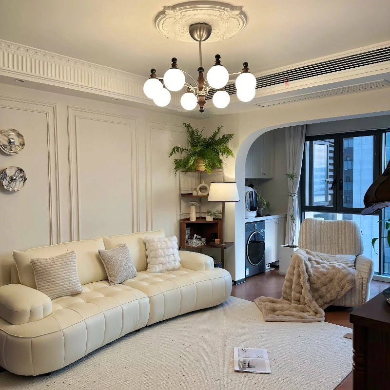 Mid ancient style chandelier eye protection living room bedroom living room Song's aesthetic retro dining room light