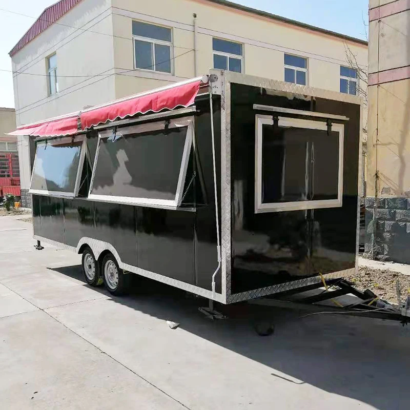Customized Mobile Food Cart 2025 Best Selling Outdoor Mobile Fast Food Trailer Truck Customized Cart