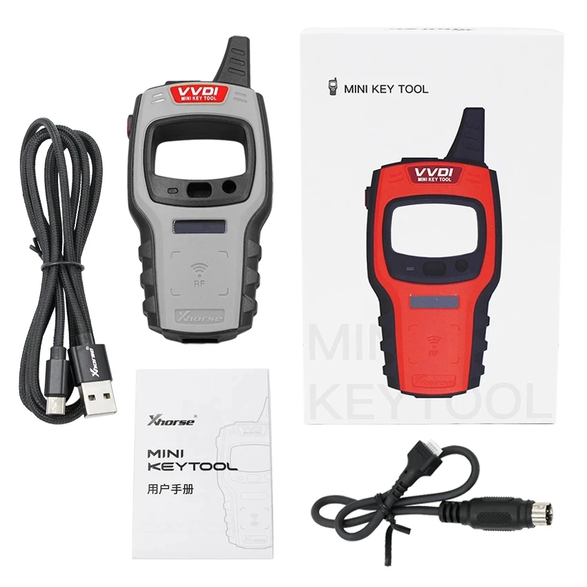 Xhorse VVDI Mini Key Tool Key Programmer Free 96bit 48-Clone Function No Token Global Version or 5pcs XKKF02EN Wire Remote Key