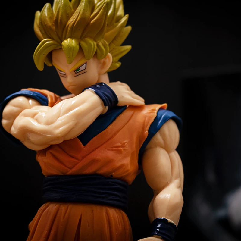 Japanse Bandai Figuur Dragon Ball Super Saiyan Son Goku Vegeta Figuur Anime Collectible Beeldjes Model Verjaardagscadeau 22 cm Hot