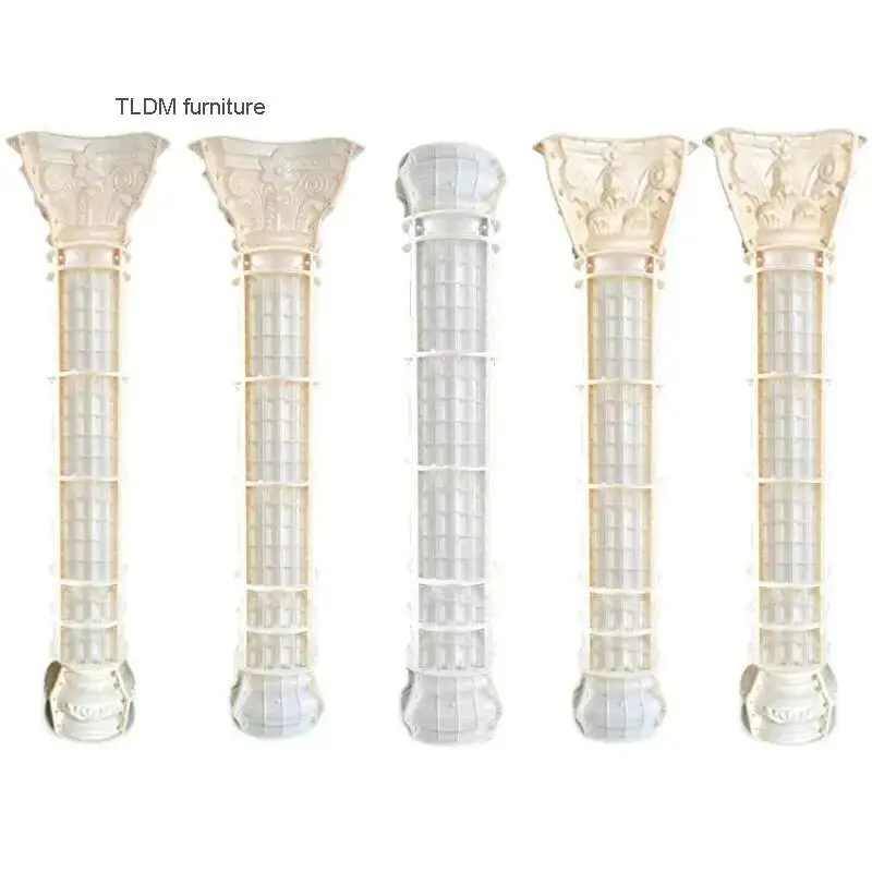 

European Roman Column Mold Self-built Gate Balcony Pillar Cement Mold ABS Building Template Garden Decoration Outdoor Model Z