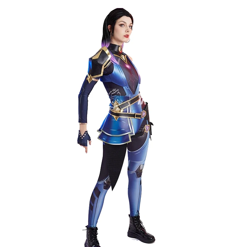 

Game Valorant Reyna Cosplay Costume Adult Women Sexy Jumpsuit Combat Uniform Suit Halloween Carnival Superhero Roleplay Clothes