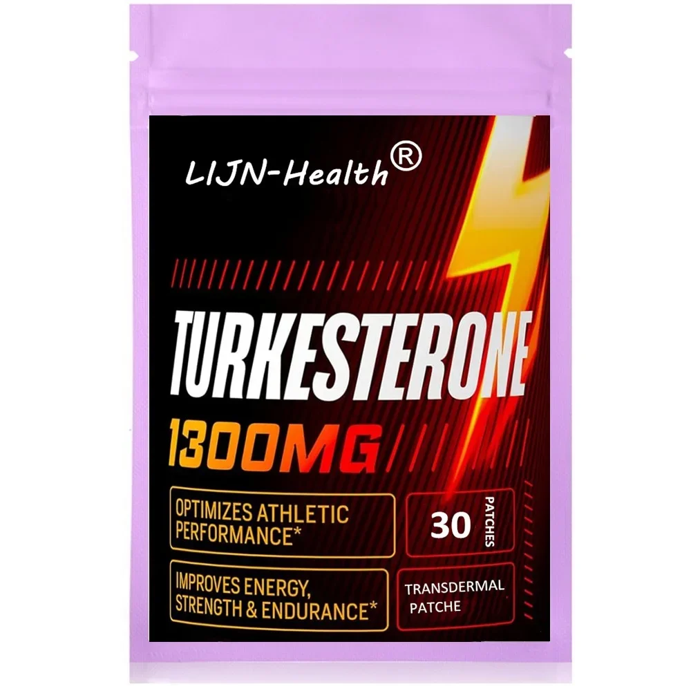 

Turkesterone Transdermal Patches Ultra High Strength for Athletic Performance & Muscle Mass 30 Patches One Month Supply