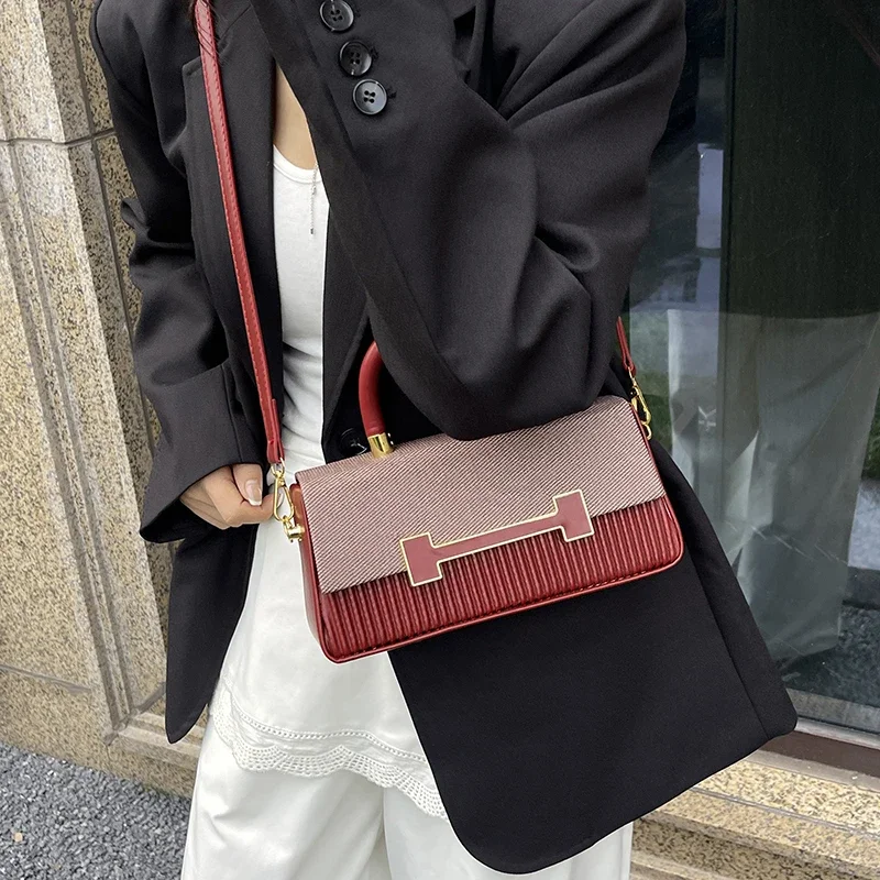 

Винтажная женская сумка через плечо Eternal Line, роскошная кожаная сумка через плечо, элитная сумка-тоут