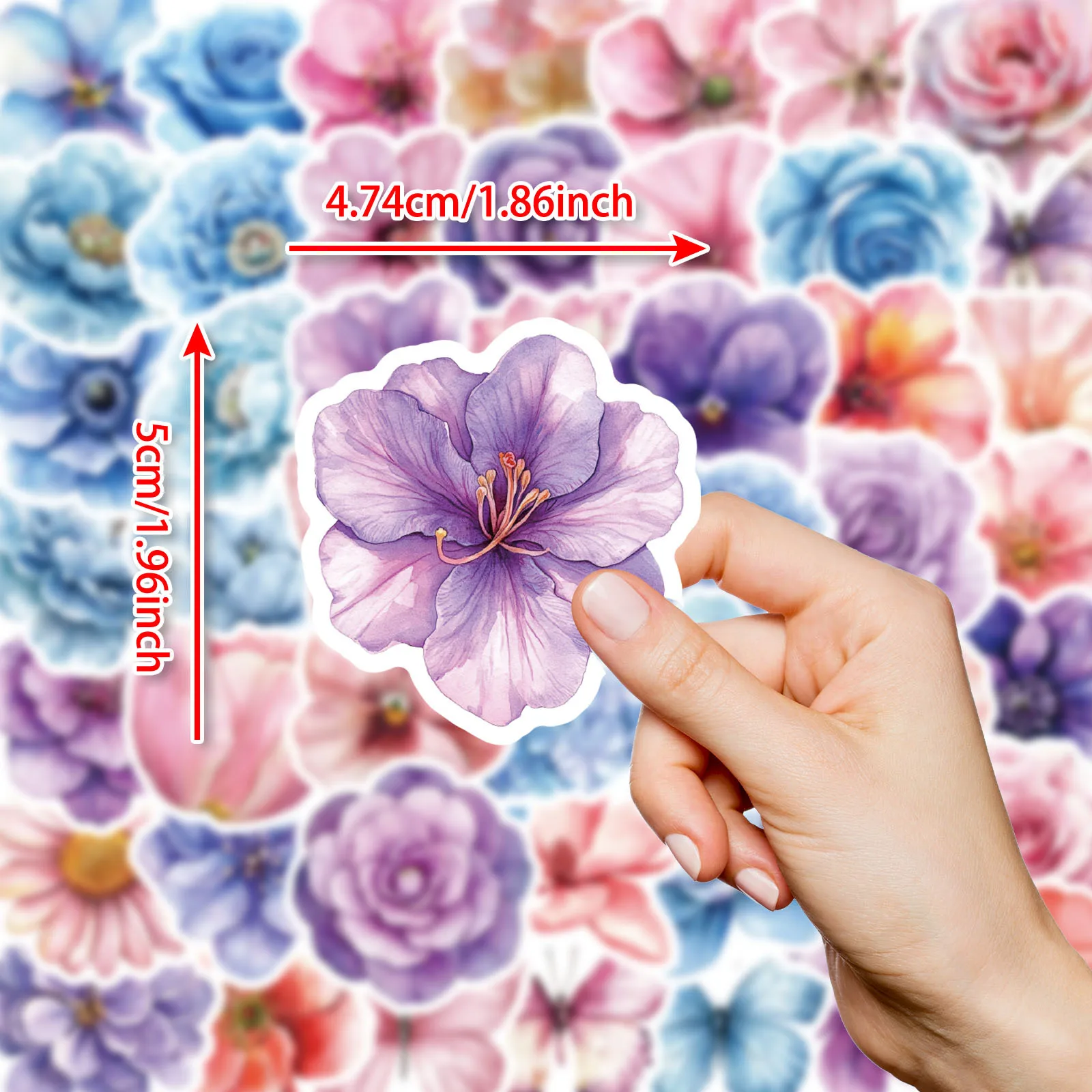 

500 шт., наклейки с цветами, аксессуары для журналов, школьные принадлежности для девочек, наклейки для скрапбукинга, корейские эстетические наклейки, сделай сам, сотовый телефон