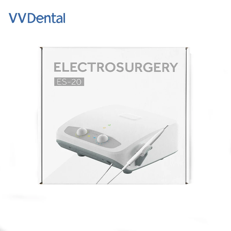 VVDental Electro Surgery Unit Electricity Knife Dentisty Electrosurgery System with 7 Electrodes High Frequency Electro Scalpel