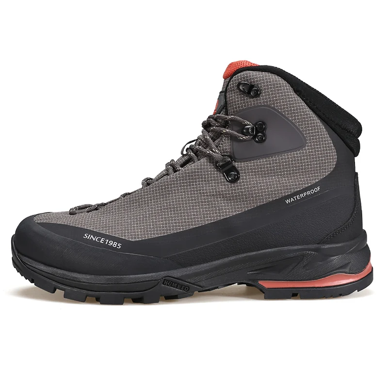 HUMTTO Ankle Boots Waterproof Black Rubber Boots for Men Luxury Designer Platform Hiking Shoes Mens Winter Work Safety Sneakers