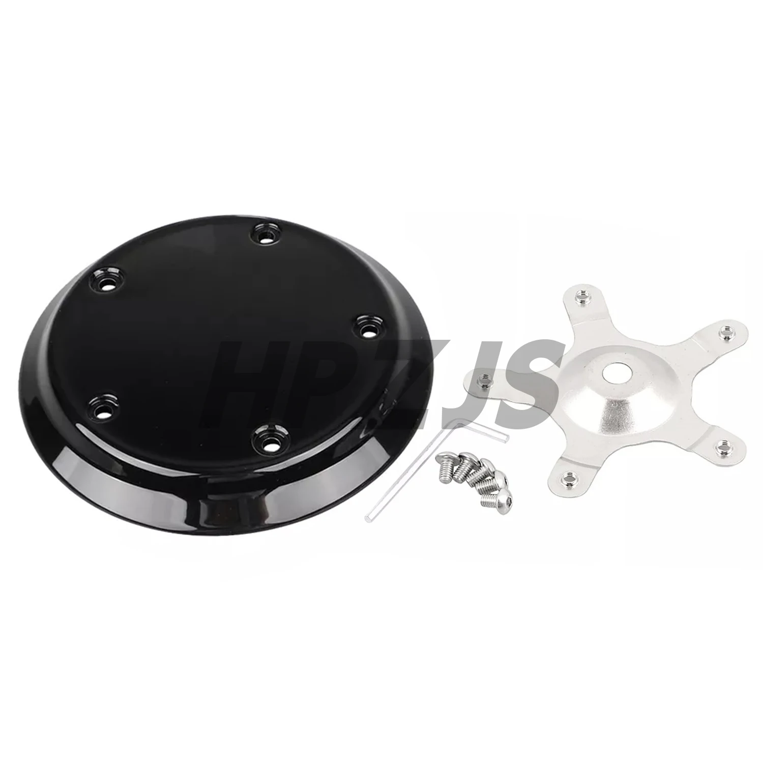 5-Bolt Air Cleaner Insert Cover For Harley Motorcycle Twin Cam Dyna Softail Touring Electra Street Tri Glide Road King 1999-2015