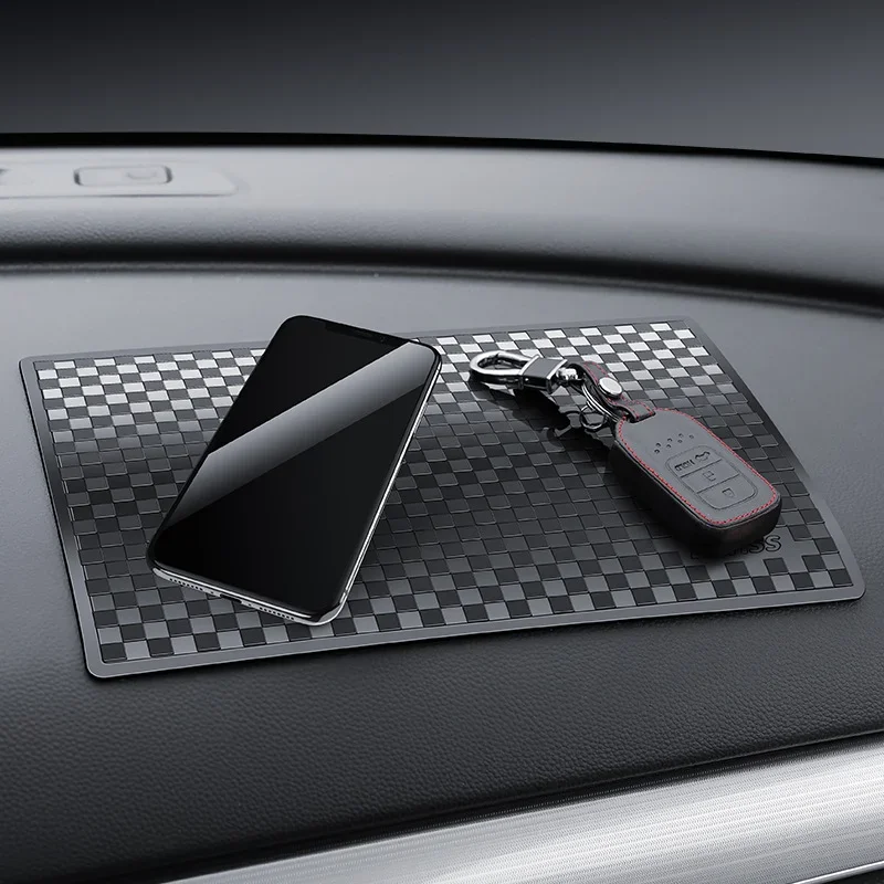 1Pc Car Non-Slip Mat Auto Silicone Interior Dashboard Phone Anti-Slip Storage Pad For Mobile Phone Car Accessories