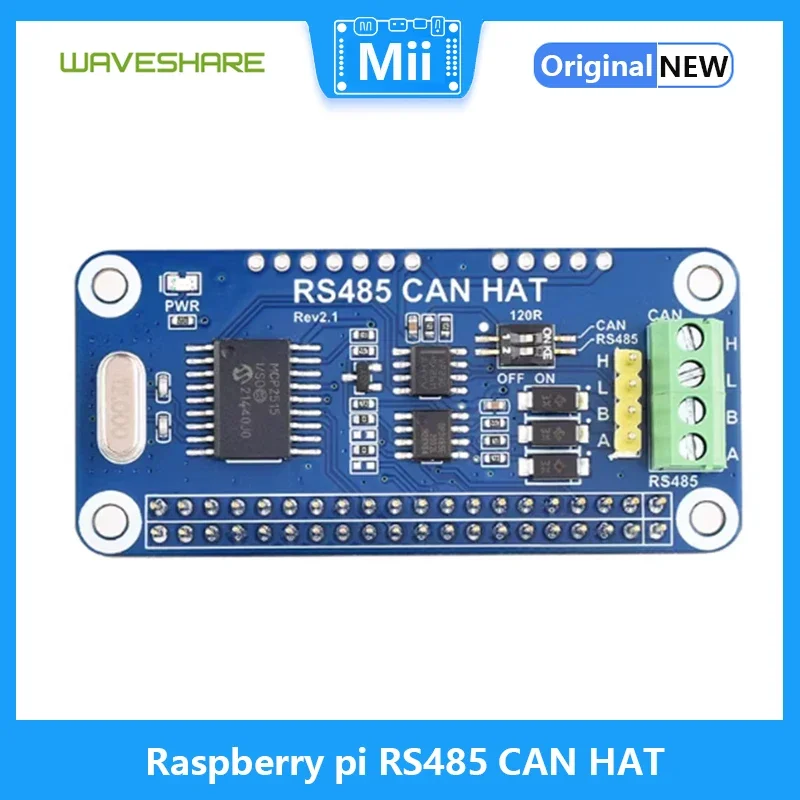 

MiiBestOD Raspberry pi RS485 CAN HAT, модуль связи UART позволяет стабильное общение на большие расстояния через RS485/CAN Zero W 3.